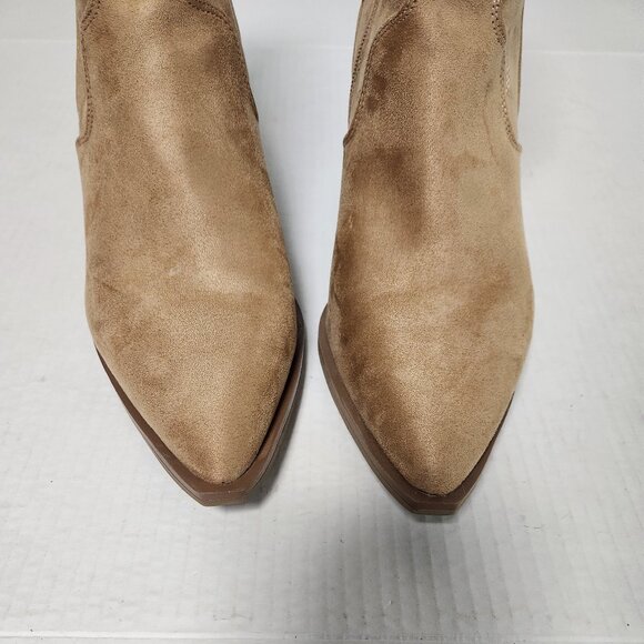 Universal Thread Women's Size 11M Jacey Tan Faux Suede Country Western Boots - Picture 10 of 11